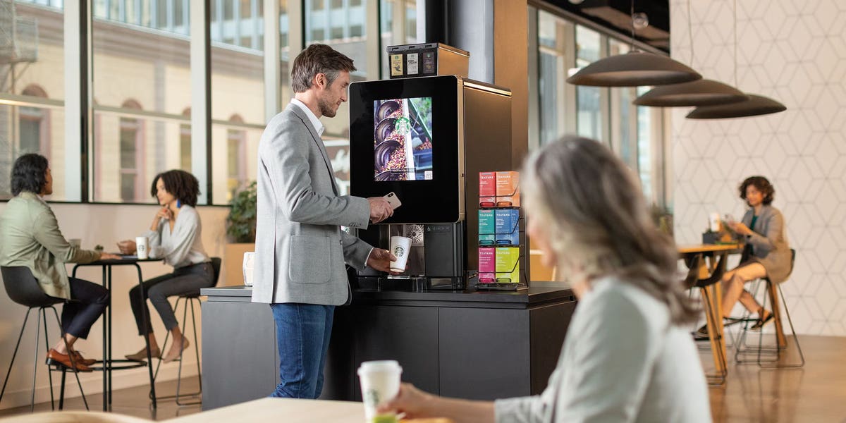 Starbucks Serenade premium coffee machine for easy, quality service