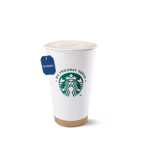 hot Teavana London Fog Earl Grey Filterbag tea in WPS Cup