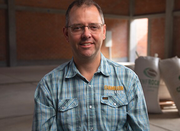 Chameleon Organic Coffee founder Chameleon Organic Coffee founder