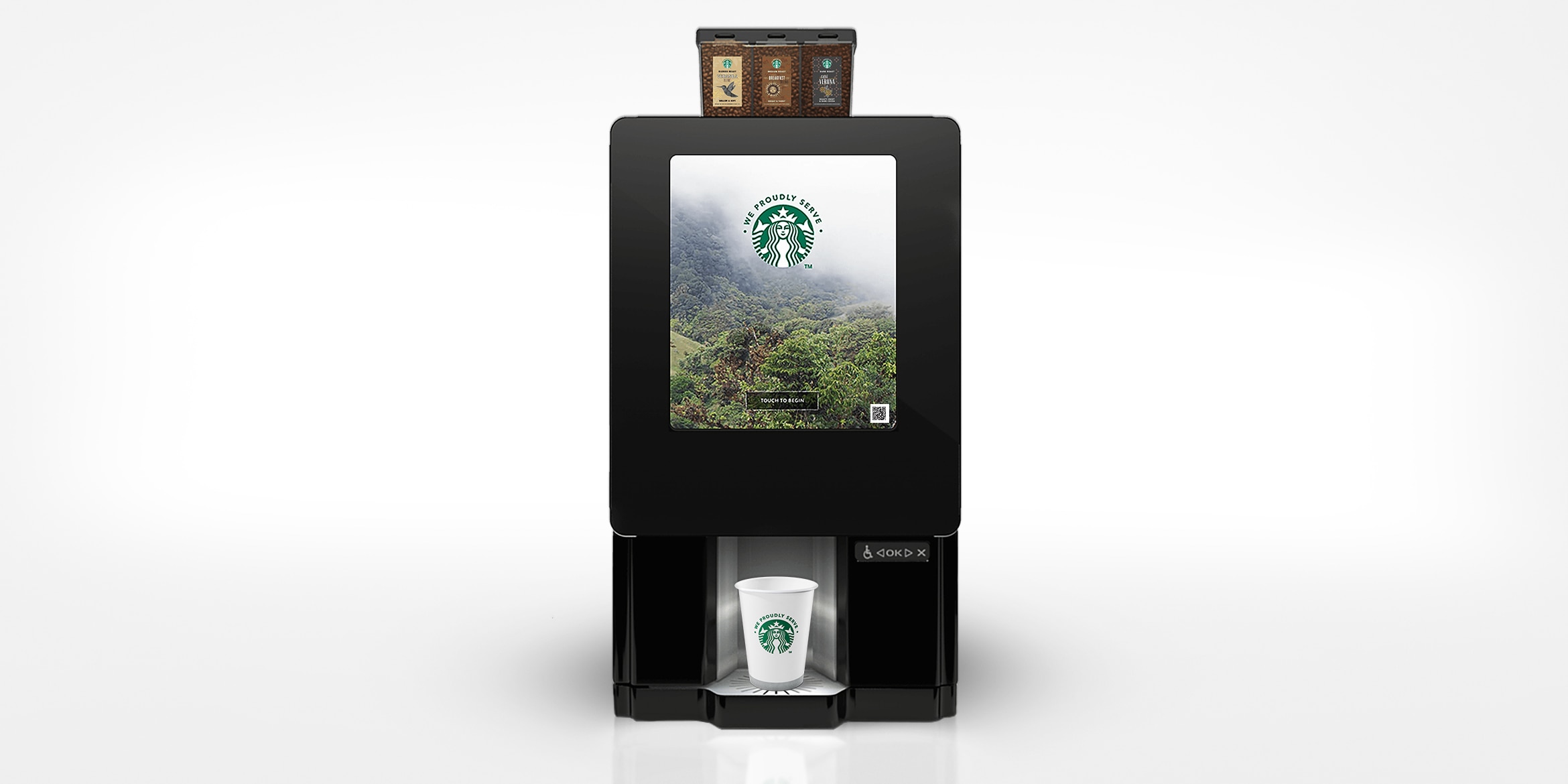 Commercial self-serve machines  Starbucks & Nestlé Professional