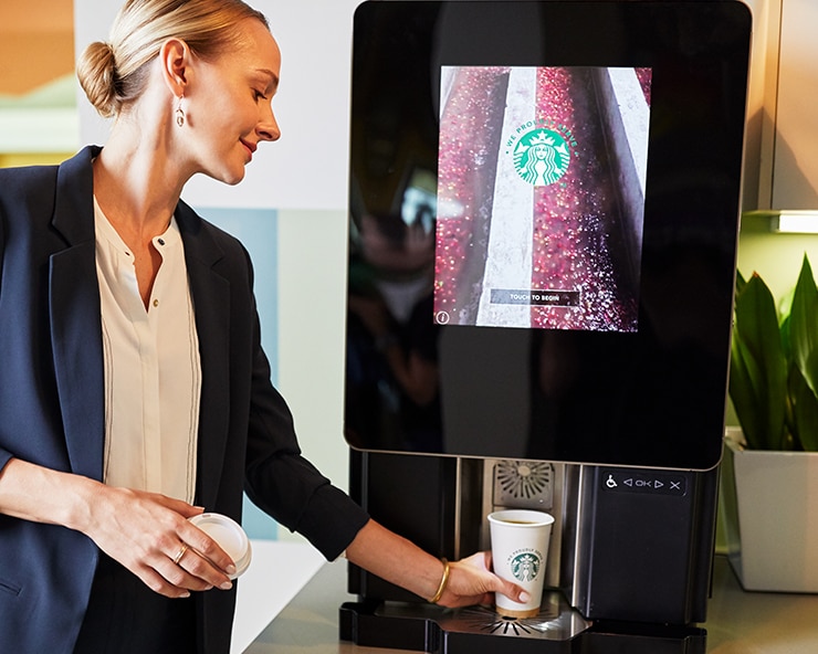 Commercial self-serve machines  Starbucks & Nestlé Professional