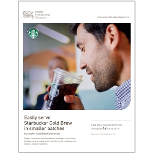 WPS Cold Brew Concentrate sell sheet thumbnail